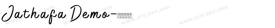 Jathafa Demo字体转换